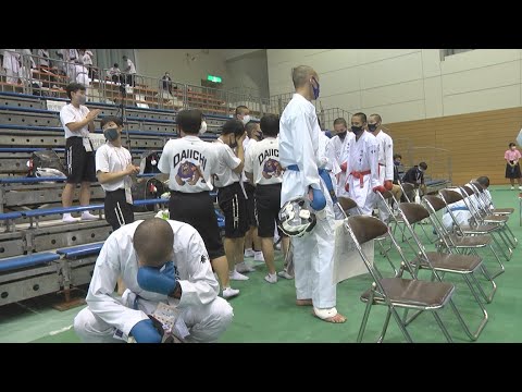 2021インターハイ　男子団体組手決勝　宮崎第一VS高松中央