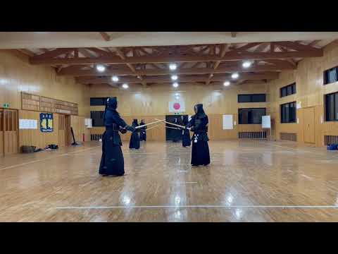 番外編　2023年1月26日@人吉市山江中学校武道館　小郷先生と平先生との立合