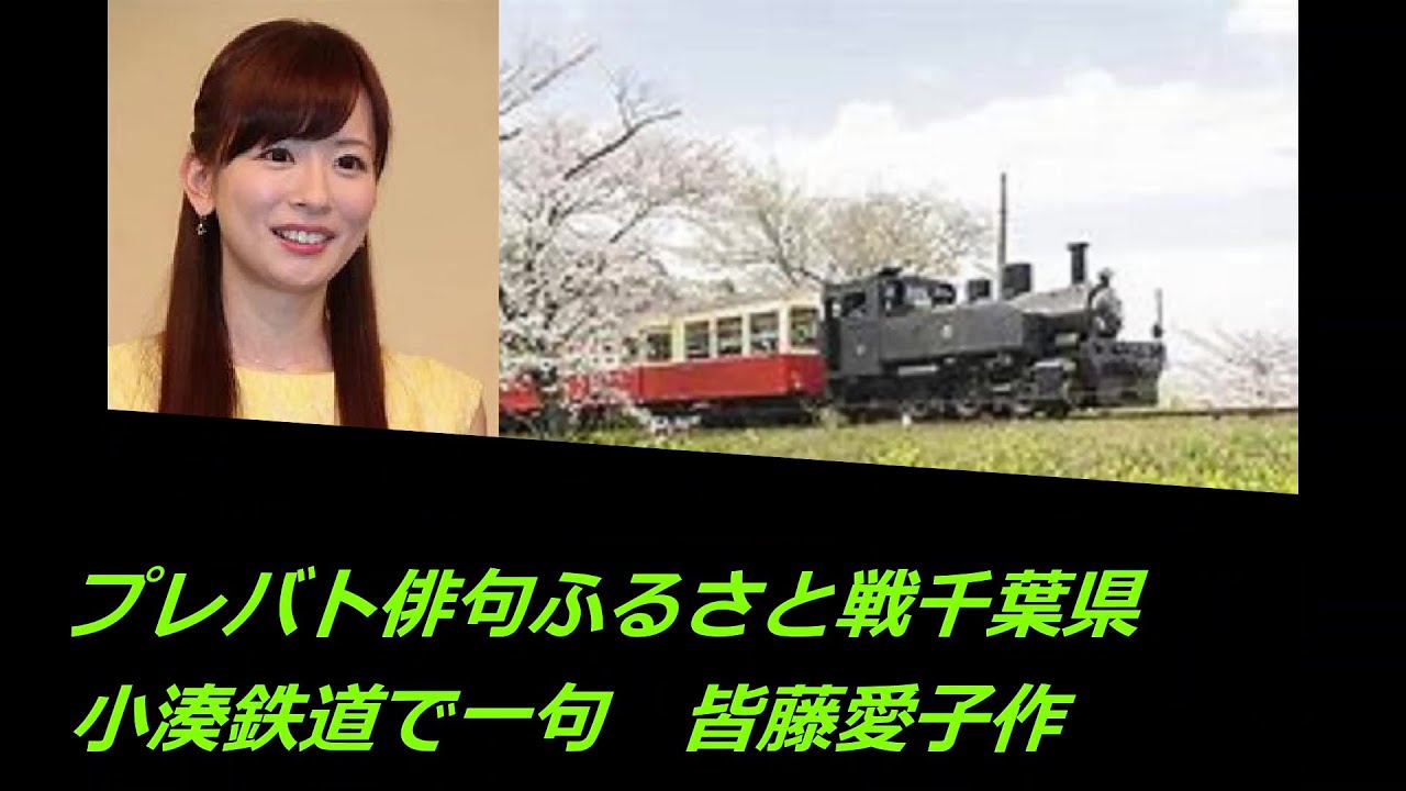 プレバト俳句ふるさと戦千葉県(小湊鉄道で一句　皆藤愛子作)