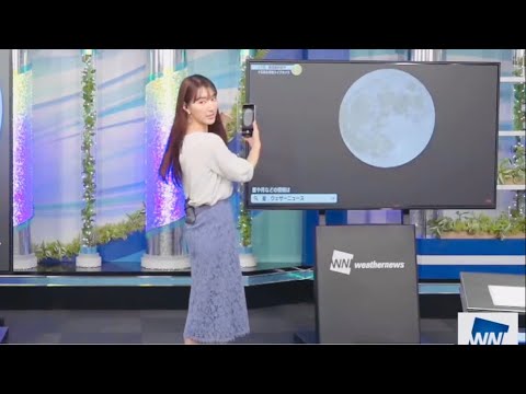 【白井ゆかり】ゆかりんの貴重な後ろ姿【ウェザーニュースlive】