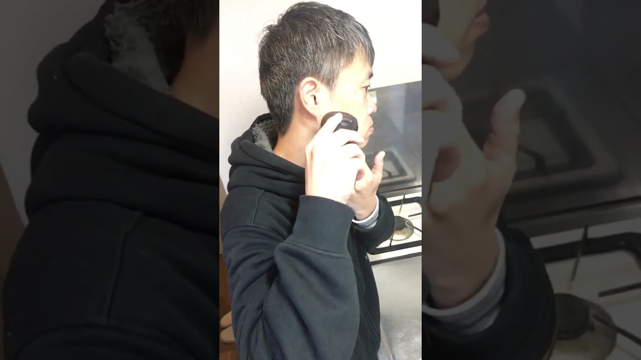 【モノマネ】もみあげのあたりを剃る滝川クリステル #shorts