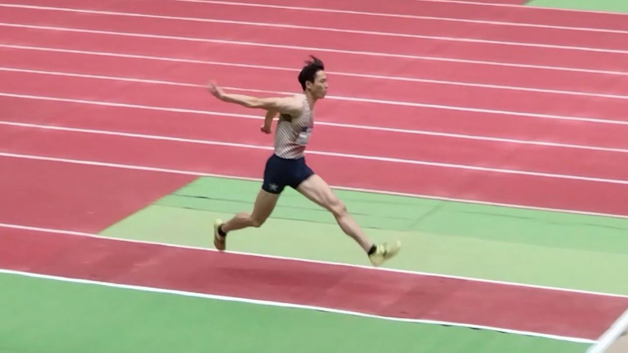 U20&NCH 男子三段跳 日本室内陸上2023