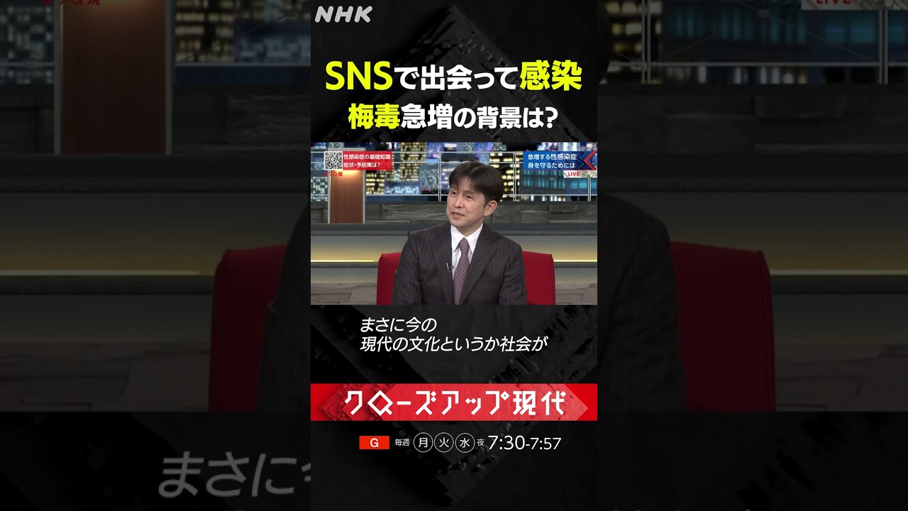 [クロ現] SNSで出会って感染 梅毒急増の背景は | NHK | #shorts
