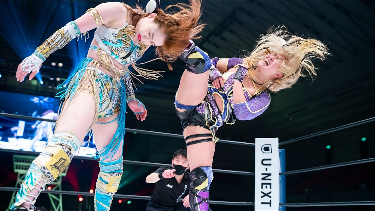 【スターダム】現ワンダー王座防衛記録保持者の渡辺桃を破り、上谷沙弥が新記録14度目の防衛に成功！『私強くなったでしょ、渡辺桃！』-2.4大阪大会-【STARDOM】