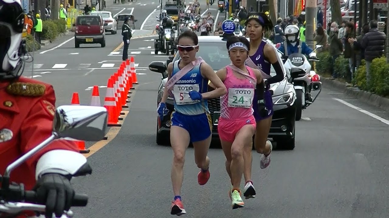 20220122選抜女子駅伝北九州大会 1区と5区（全チーム通過まで撮影）