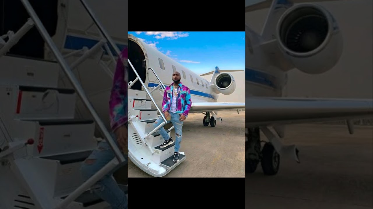 Davido and his wife chioma in their private jet #davido #jet #africa #nigeria #celebrity