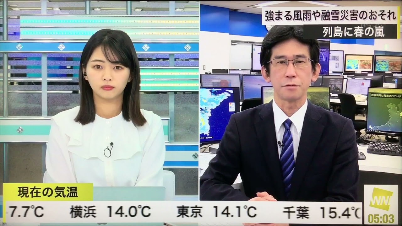 角田奈緒子さんのWNLモーニング最終日(2022年3月26日)