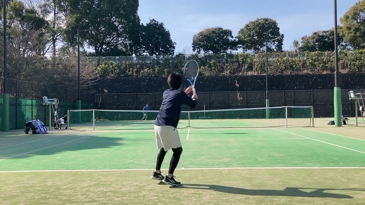 ラリーが長い〜@区民大会シングルス