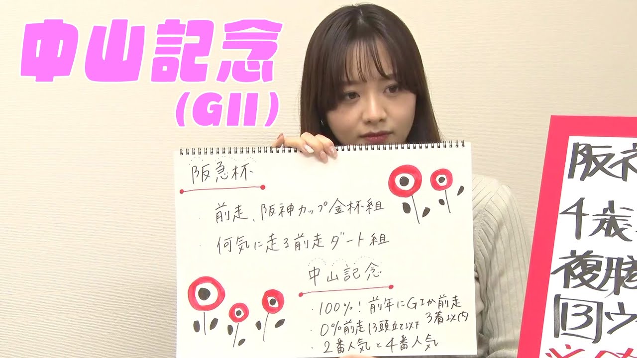 【中山記念】森香澄アナのチョイ足しキーワード『100%！前年にGIか前走3着以内、2番人気と4番人気』