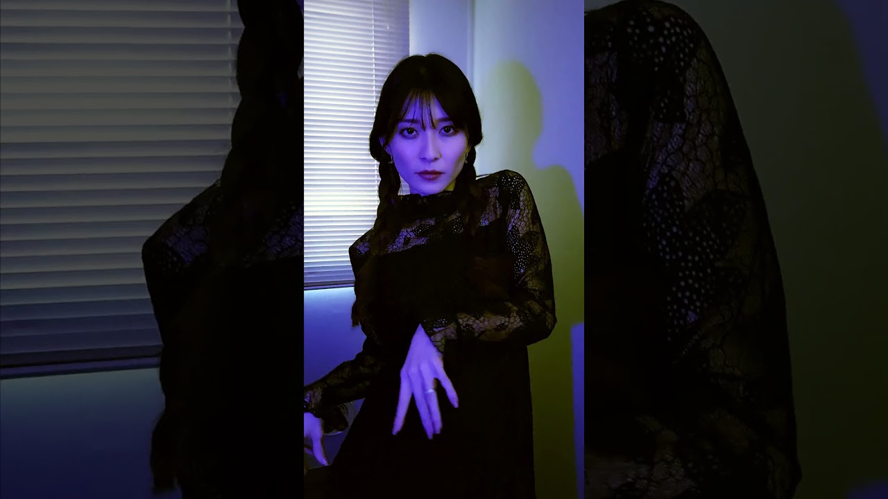 ウェンズデーそっくりな山本里菜アナウンサー #shorts #女子アナ #山本里菜