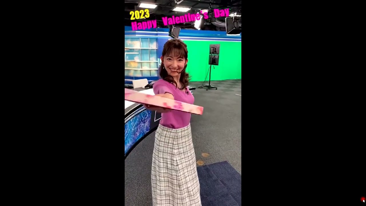 WNIキャスター🌈8人によるハッピーバレンタイン🍫の挨拶