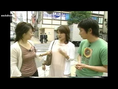 井川遥似の癒し系女子アナのムッチリ激薄キャミ！