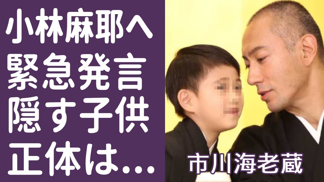 市川海老蔵が暴露した小林麻耶のあのことに一同驚愕！平成歌舞伎役者の隠し子の現在や本名までも改名した理由に目を疑った！