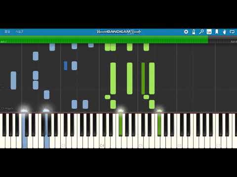 柏木由紀-沈黙/ピアノアレンジ(Synthesia ver.)