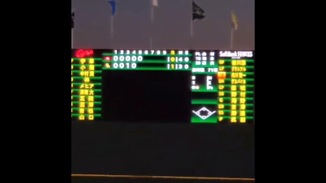 ウグイス嬢 ｢内川聖一｣のアナウンス　#shorts　#タマスタ筑後　#タマホームスタジアム筑後