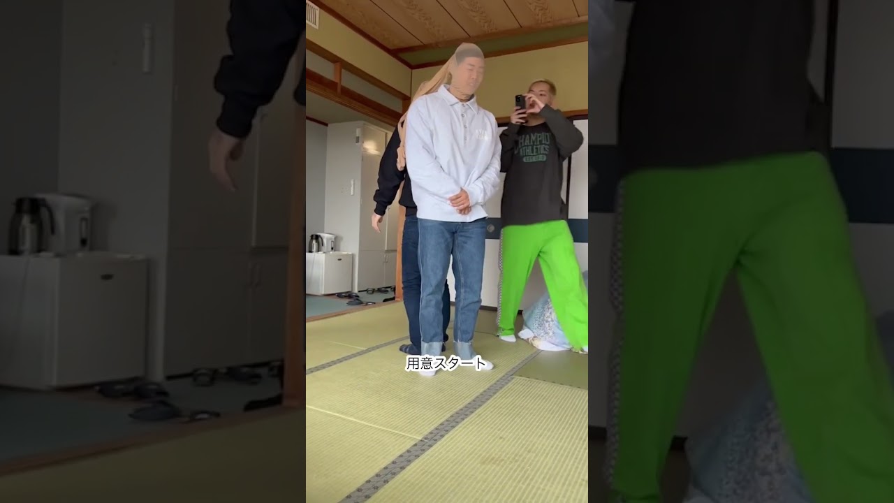 マッチョはパンスト相撲も強いのか？#筋トレ #shorts #正月#パンスト