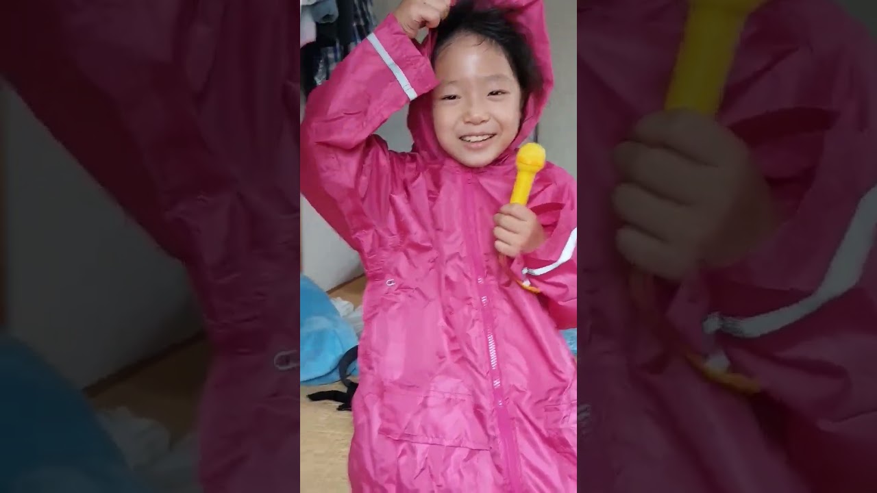 高橋真麻さんのようにがんばる小学生#shorts #台風 #高橋真麻
