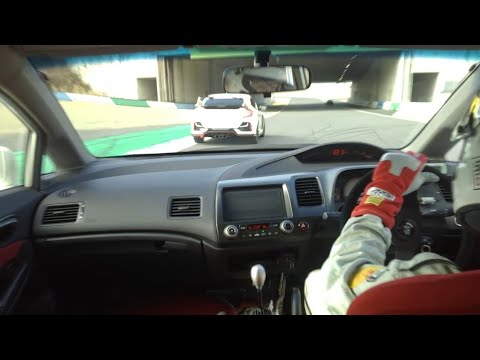 FD2シビックタイプRでFドリ(もてぎビクトリーコーナー)