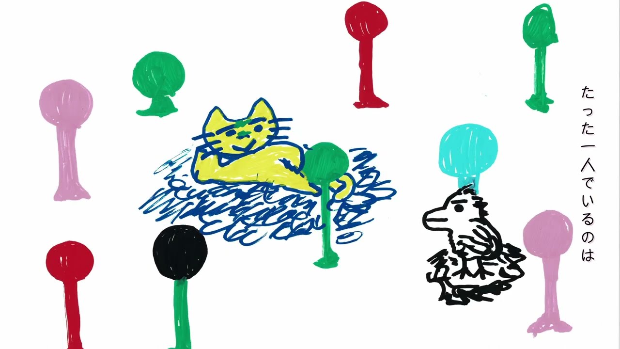 Like a Rolling Stone(Cover Bob Dylan 西尾洪介作)ねこアニメ『在るということに関する一瞬』