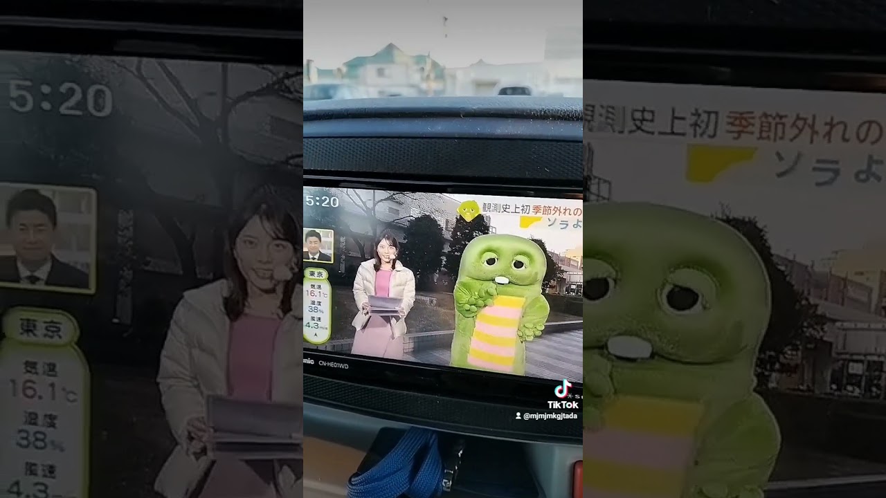 ＃竹俣紅アナウンサーとガチャピン月曜日