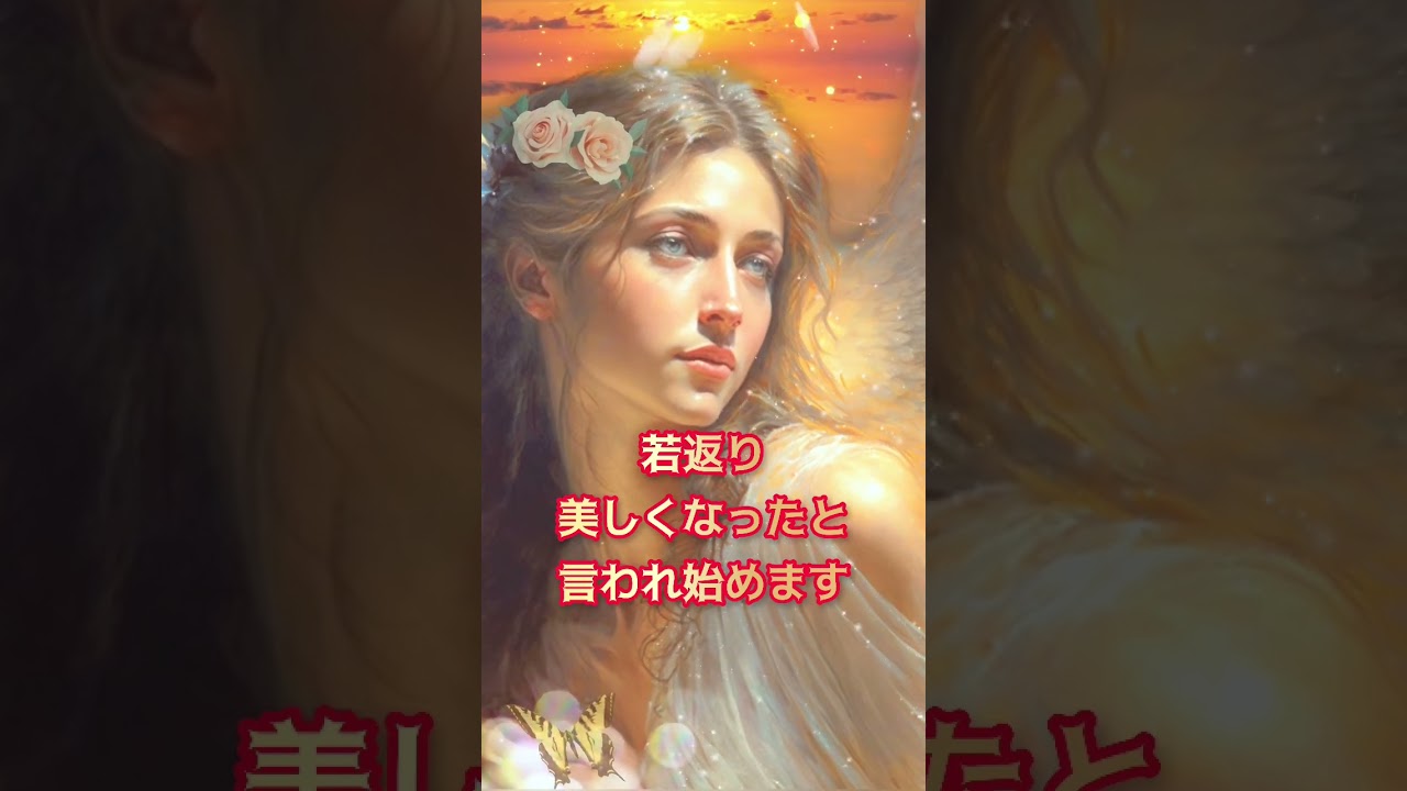 見れたら⚠️急激に若返り「美しくなったね」と言われ出すよ❤️