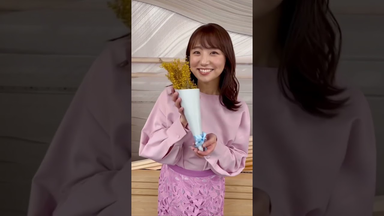 今日は【国際女性デー】頑張っているあなたへ花束を💐いつもありがとう✨#国際女性デー#フジテレビアナウンサー