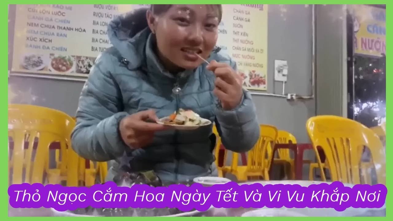 Thỏ Ngọc Cắm Hoa Ngày Tết Và Vi Vu Khắp Nơi