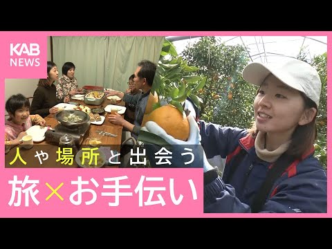 旅×お手伝いが地域の活力に　新しい旅「おてつたび」