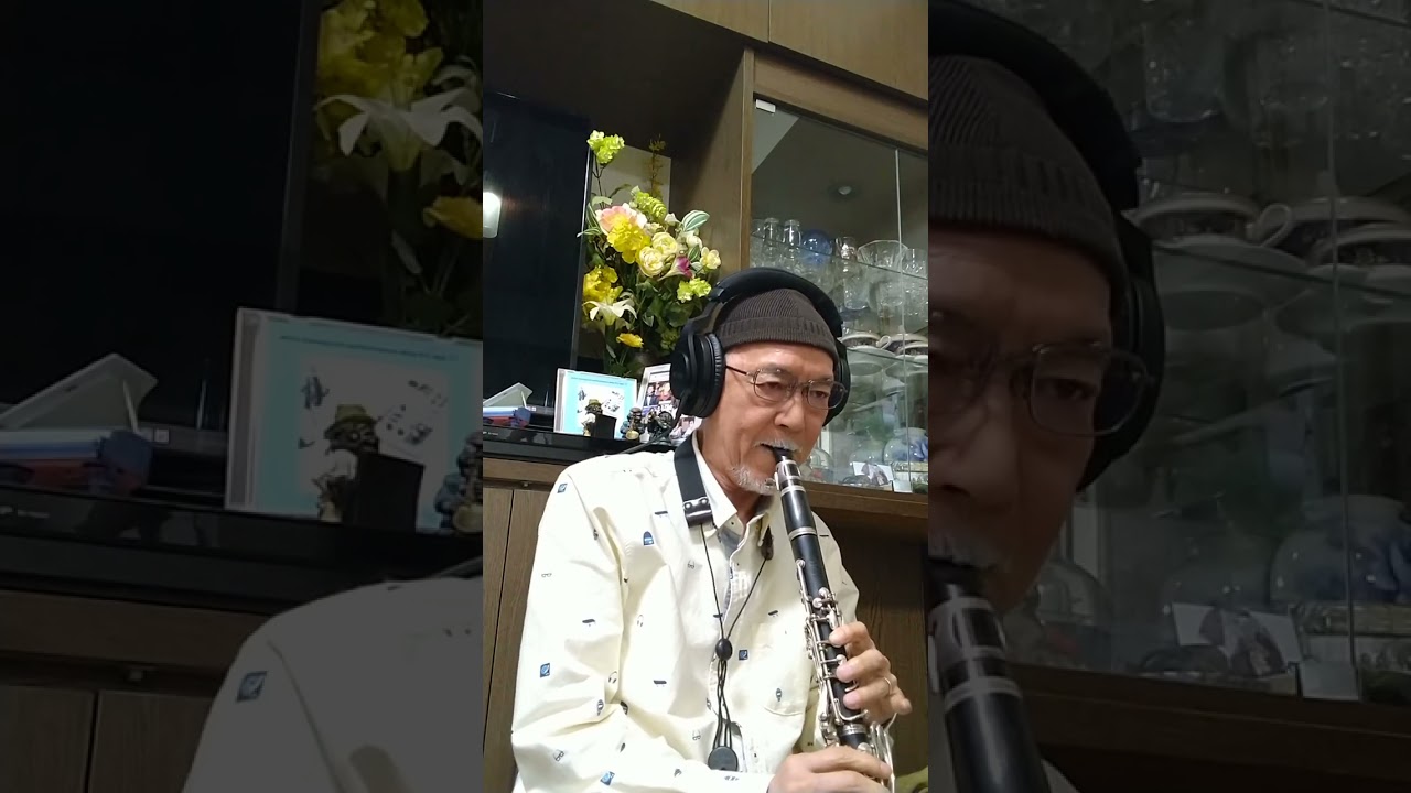 ［みだれ髪］美空ひばり cover.clarinet 乱れる髪が無い私