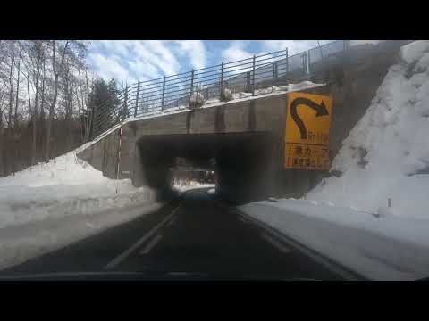 【車載動画】北陸自動車道から上信越自動車道へ　上越JCTから新井PA駐車場で冬用タイヤチェック　2023年1月31日午後