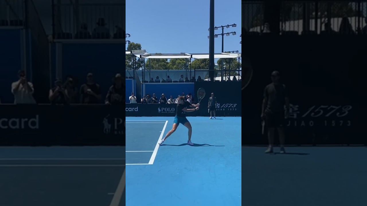 Australian Open 2023, Aryna Sabalenka practice サバレンカ #Shorts #AO2023 #australianopen #全豪オープン