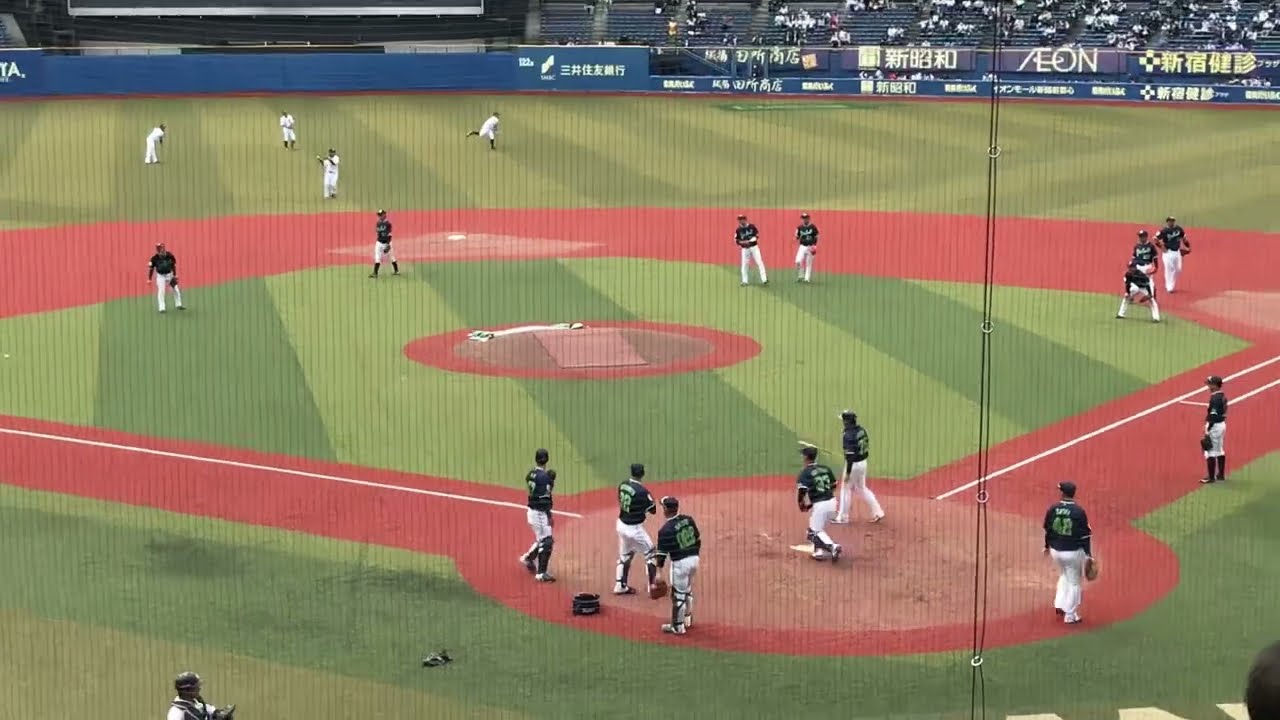 2023年オープン戦 ヤクルト内野シートノック