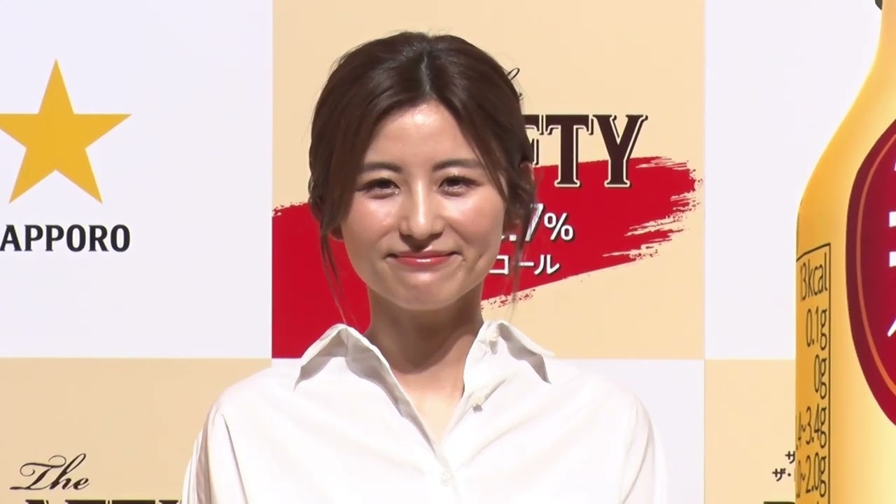 宇賀なつみさん登壇！「サッポロ The DRAFTY リニューアル 新CM発表会」囲み取材