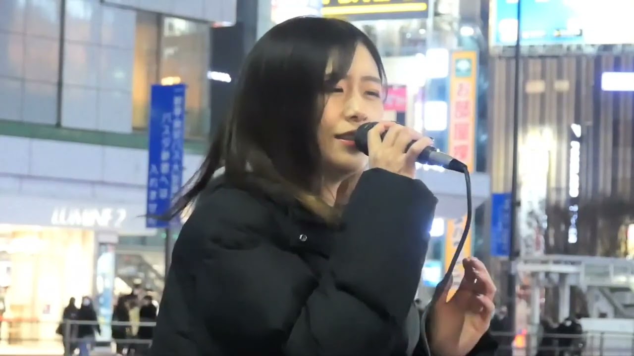 魅力一杯な歌声で『逢いたくていま』MISIA/cover加藤結愛(かとぱん)新宿　路上ライブ