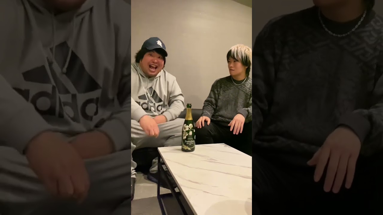 10万円2秒で捨てられました😂😭#へずまりゅう#メントスコーラ#メントスシャンパン