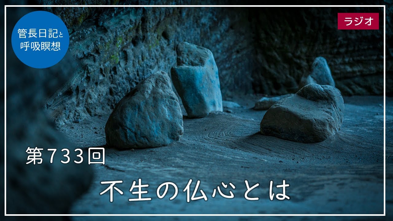 第733回「不生の仏心とは」2023/1/9【毎日の管長日記と呼吸瞑想】｜ 臨済宗円覚寺派管長 横田南嶺老師