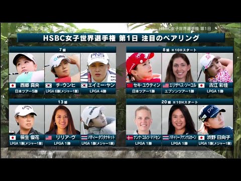 【渋野日向子】LPGA女子ゴルフツアー HSBC女子世界選手権　第1日 ⛳ VOL 1⛳
