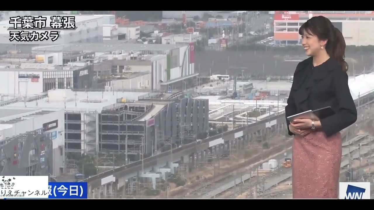 幕張の新駅を紹介する李衣奈キャスター【小林李衣奈】（2023年3月13日）
