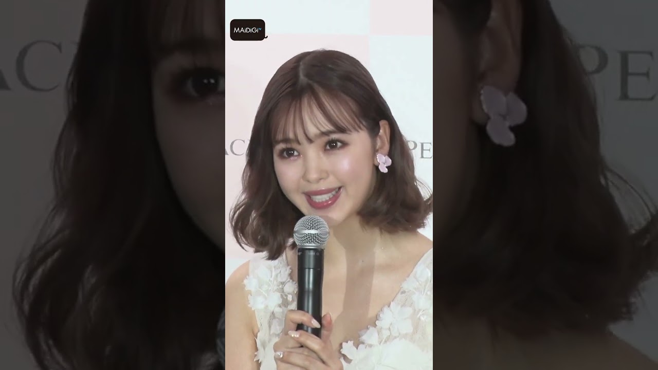 藤田ニコル、美デコルテ＆美背中全開！　レースドレスで「ミューズ感出してみました！」　PEACH JOHN 2023年新ブランドミューズに就任【MAiDiGi TV】