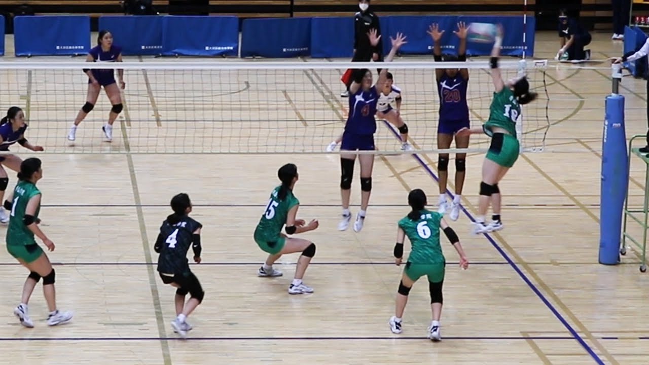 東海大学 vs 青山学院大学　第１セット　＜2022全日本インカレ女子＞＜女子バレーボール＞
