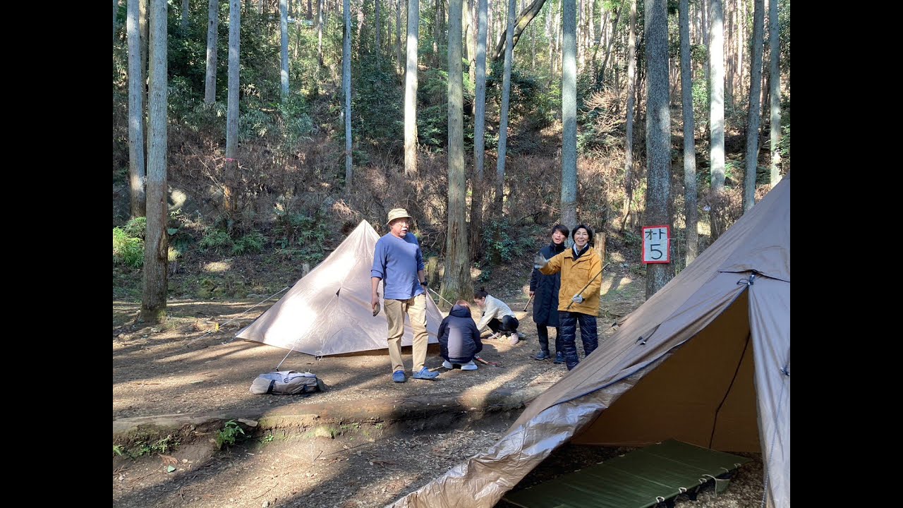 ファミリーキャンプ iｎ 滝沢園 1日目
