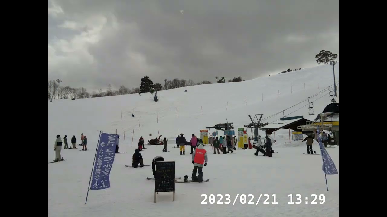 2023/02/21　センターハウス前　タイムラプス