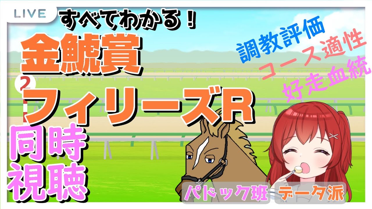 【 #金鯱賞 #フィリーズR 同時視聴配信】同時視聴版#みんなでKEIBA 【予想コメント大募集】