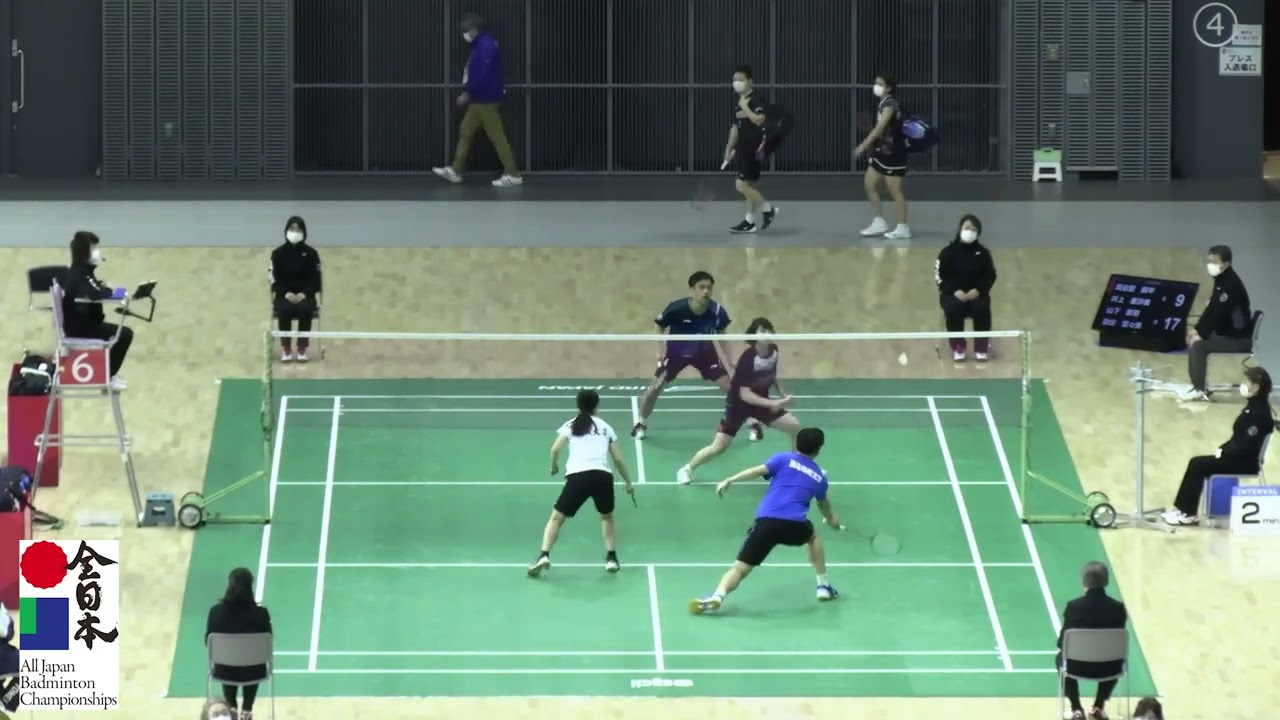 【総合2022】QXD 山下蒼羽／染谷菜々美（日本体育大学／筑波大学）vs 具志堅興平／井上亜沙美（トヨタ自動車九州／西日本シティ銀行）
