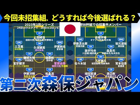 【第二次森保ジャパンメンバー発表】今回未招集組が次回選ばれるために必要なデータとは？！