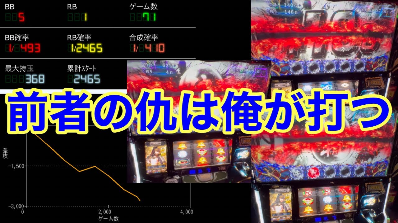 新鬼武者②でマイナス3000枚ストレート台のポテンシャルが凄かった【前編】