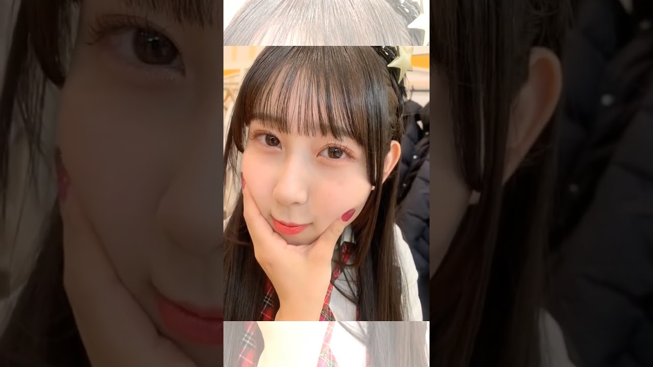 井上瑠夏ちゃんが都築里佳ちゃんにこんなことされてる