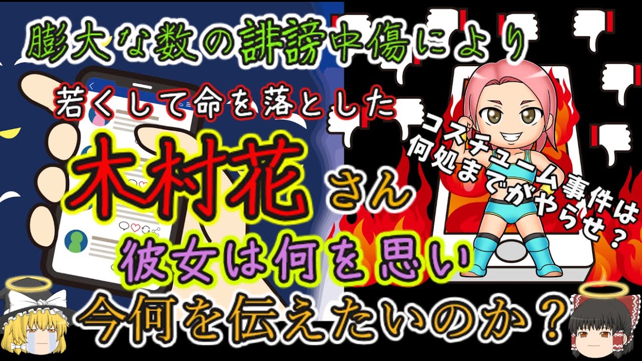 『ゆっくり解説』木村花さんに、誹謗中傷の辛さやあの番組の”やらせ疑惑”など、様々な事を尋ねました。