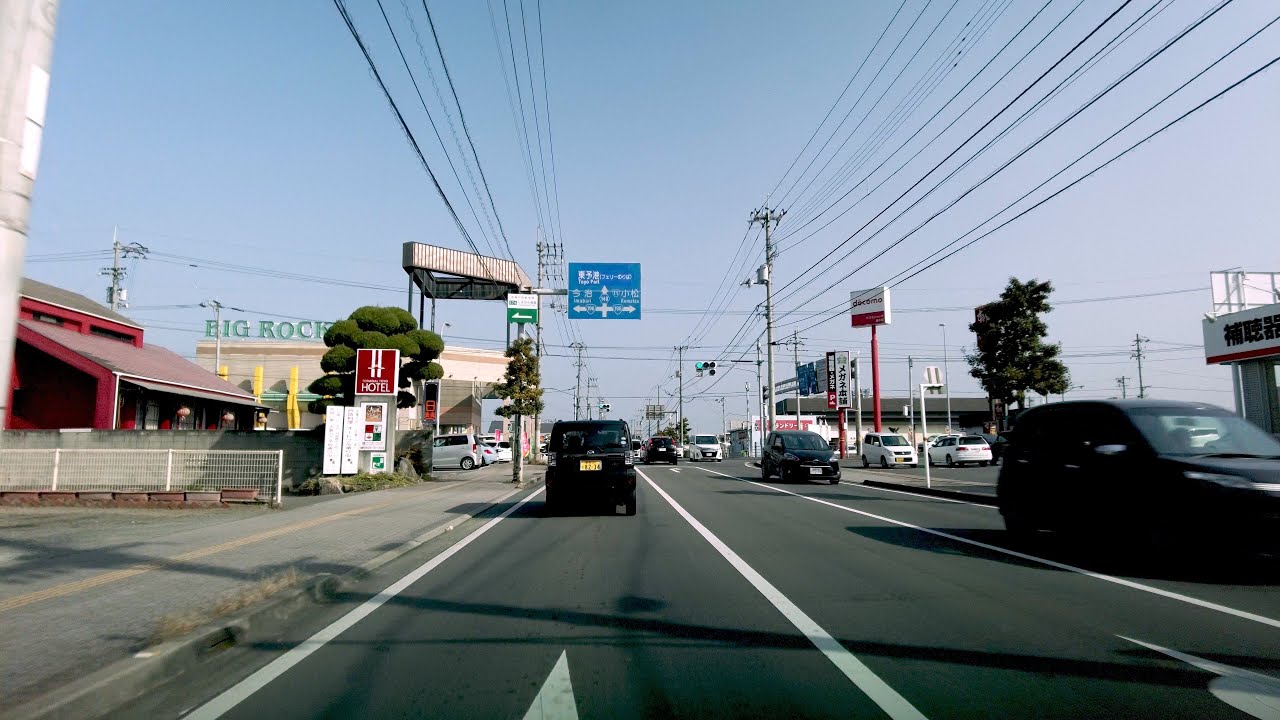 【西条市】田園を切り開いて通した道前平野縦断道路/愛媛県道48号 壬生川丹原線[倍速](2023.1.9)