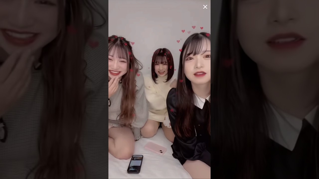 かわいいj○の三角ゾーンからちら見え【tiktokライブ】